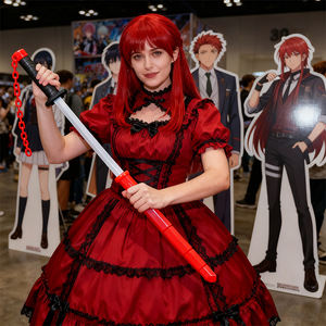 Espada Katana Telescópica de Juguete de Plástico, <span class=keywords><strong>Armas</strong></span> de Artes Marciales Ninja para Jugar a Pelear, Espada Samurai Retráctil con Impresión 3D y Gravedad - Product Image 4