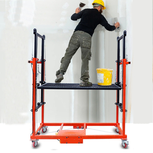 Andaime elétrico de tesoura, andaime dobrável móvel, plataforma elevatória elétrica multifuncional, decoração de 8m - Product Image 1