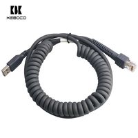 Cable Profesional Flexible para Escáner de Código de Barras RJ45 USB, Revestimiento de PVC Trenzado, Opciones de 2M, 3M y 5M para Cables de Datos de Computadora
