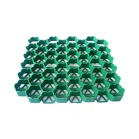 Grille de gazon en plastique HDPE NETE, pose facile pour les travaux de terrassement dans les allées, les parkings, les pentes et les aménagements paysagers