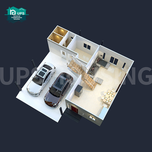 Ups Tự Lắp Ráp 2 Tầng Nhà Prefab Modular Bê Tông Xi Măng Bảng Điều Chỉnh Nhà Giá Rẻ Đúc Sẵn Di Động Biệt Thự Để Bán - Product Image 5