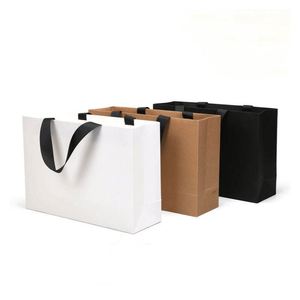 Bolsa de Cartón Reciclable Ecológica de Lujo con Asas Circulares, Impresa y Personalizable, Venta al Por Mayor - Product Image 5