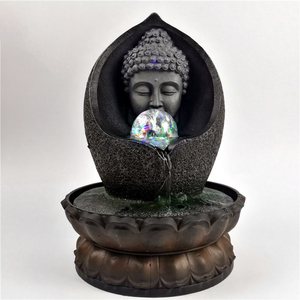<span class=keywords><strong>Fontaine</strong></span> d'eau intérieure créative cascade Statue de <span class=keywords><strong>bouddha</strong></span> table résine artisanat <span class=keywords><strong>fontaine</strong></span> d'eau intérieure avec boule décoration <span class=keywords><strong>fontaine</strong></span> de <span class=keywords><strong>bouddha</strong></span> - Product Image 3
