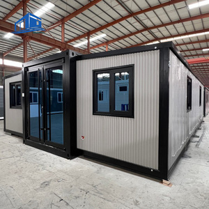 Casa Container Espandibile di Alta Qualità 20ft 40ft, <span class=keywords><strong>Villa</strong></span> Prefabbricata di Lusso con 2-3 Camere da Letto, Pieghevole e Mobile, Realizzata in Pannelli Sandwich d'Acciaio - Product Image 1