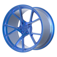 Jantes de voiture forgées en alliage de saphir bleu, roues de haute Performance brossée, 5x2020, 21 pouces, nouveau modèle 114.3