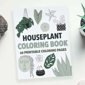 Custom Adult Softcover Colouring Coloring Book Printing Design Your Own Book For Adults