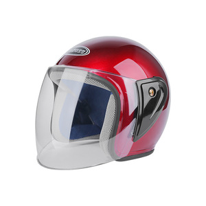 Casco de Motocicleta Eléctrico al por Mayor, Medio Casco para Hombre y Mujer, Equipo de Protección para las Cuatro Estaciones, Cascos Para <span class=keywords><strong>Moto</strong></span> - Product Image 3