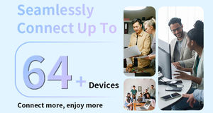 Beliebter WiFi Repeater WPS CPE Router One Click Interconnect-Unterstützung 64 Geräte Verbindung 300 Mbit/s mit RJ45-Steckplatz - Product Image 4