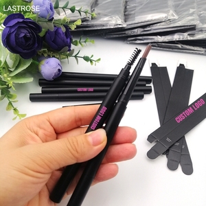 Tube de stylo à <span class=keywords><strong>sourcils</strong></span> de maquillage longue durée de marque privée en gros Mécanisme de torsion Design mince Finition mate Pinceau cosmétique naturel - Product Image 2