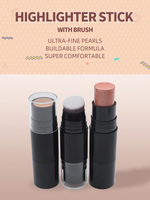 OEM dalam stok kustom stik Makeup cahaya tinggi Highlighter bercahaya tahan air