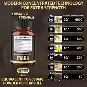 150 Cápsulas de Polvo de Raíz de Maca Orgánica con Maca Negra |   Extracto de Raíz de Maca Peruana Roja y Amarilla Gelatinizado, Suplemento para la Energía y el Estado de Ánimo - Product Image 3