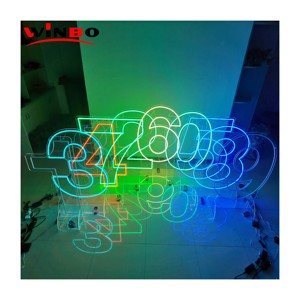 Tùy chỉnh Led Neon dấu hiệu cho công viên chủ đề Công ty giáng sinh mở Logo Acrylic silicon ấm trắng Neon dấu hiệu thả vận chuyển - Product Image 6