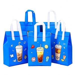 Sac isotherme non tissé personnalisé avec logo, sac isotherme pour la livraison de repas, vente en gros d'usine - Product Image 2