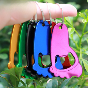 Ouvre-bouteille de bière créatif en acier inoxydable Portable petits pieds tournevis à <span class=keywords><strong>vin</strong></span> pendentif beauté culturelle porte-clés pour le <span class=keywords><strong>vin</strong></span> - Product Image 2