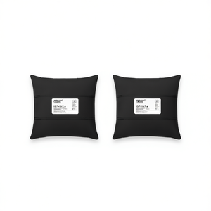 เบาะรองนั่งเก้าอี้กลางแจ้งสีแอนทราไซต์ 15.7x15.7x2.8 นิ้ว ผ้าอ็อกซ์ฟอร์ด ทรงสี่เหลี่ยม ถอดซักได้ ชุด 2 ชิ้น - Product Image 1