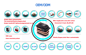 STS3215 7.4V Servo 1/345 1/191 1/147 Gears Open Source SO-100/SO-101 Arms Intelligent <b>Bus</b> LeRobot MOTORS Rotor TTL Boys - Product Image 3
