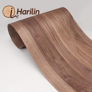 Wood <strong>Veneer</strong> 4" Nordic Natural Black Walnut <strong>Veneer</strong> Roll 8" Lumber Wood Sheet Prices Trade for <strong>Fancy</strong> Plywood - Product Image 2