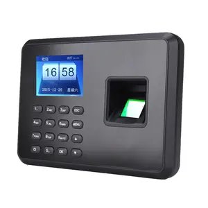 Biométrico de huellas dactilares Asistencia de tiempo Reloj de tiempo independiente Máquina USB Sistema de registro de empleados de huellas dactilares - Product Image 2