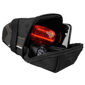 Bolsa de sillín de bicicleta resistente al agua de fábrica BSCI para bicicleta de montaña y carretera - Product Image 3