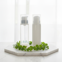 Bouteilles à pompe sans air en plastique sérigraphiées de 200 ml, vides, pour cosmétiques, nettoyants visage, lotions, emballages de toilette, 150 ml, 250 ml