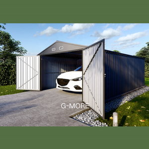 <span class=keywords><strong>Garage</strong></span> de construction de jardin 580X298X224CM MSG001DIY <span class=keywords><strong>Garage</strong></span> extérieur en métal utilisé pour la vente 17.3 ㎡ - Product Image 4