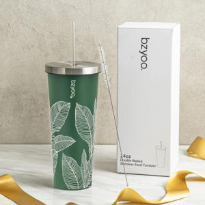 Venta al por mayor personalizado 24Oz BPA libre vaso de acero inoxidable portátil aislado viaje taza de café vaso - Product Image 4