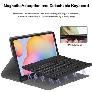 Para Samsung Galaxy <span class=keywords><strong>Tab</strong></span> S7 funda con <span class=keywords><strong>teclado</strong></span> inalámbrico para Samsung <span class=keywords><strong>Tab</strong></span> <span class=keywords><strong>S8</strong></span> funda para <span class=keywords><strong>teclado</strong></span> S7 funda para tableta 11 pulgadas T870 - Product Image 5