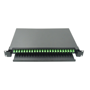 Panel de Conexiones de <span class=keywords><strong>Fibra</strong></span> Óptica ODF para Montaje en Rack, Caja de <span class=keywords><strong>Fibra</strong></span> de 19 Pulgadas, Panel de Conexiones 1U, Bandeja de Empalmes, Caja de Terminación de <span class=keywords><strong>Fibra</strong></span>, Cableado para Centros de Datos - Product Image 4