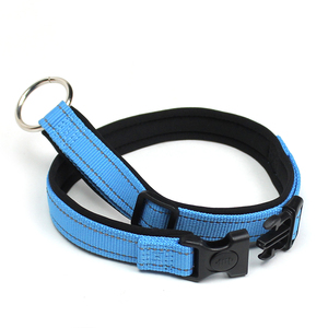 <span class=keywords><strong>Collar</strong></span> de perro antiescape de poliéster ajustable OEM estilo táctico de lujo con acolchado suave reflectante duradero para uso en exteriores - Product Image 6