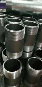 Smls nhà máy bán ASME b36.10m thép carbon ASTM A106 gr. B 1/2 "Nam núm vú ren kết thúc giả mạo phụ kiện đường ống Ống núm vú - Product Image 5