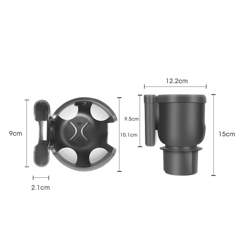 XMB CWD2 Car Laptop Desk Rotating Cup Holder - Multifunctional Car Accessory