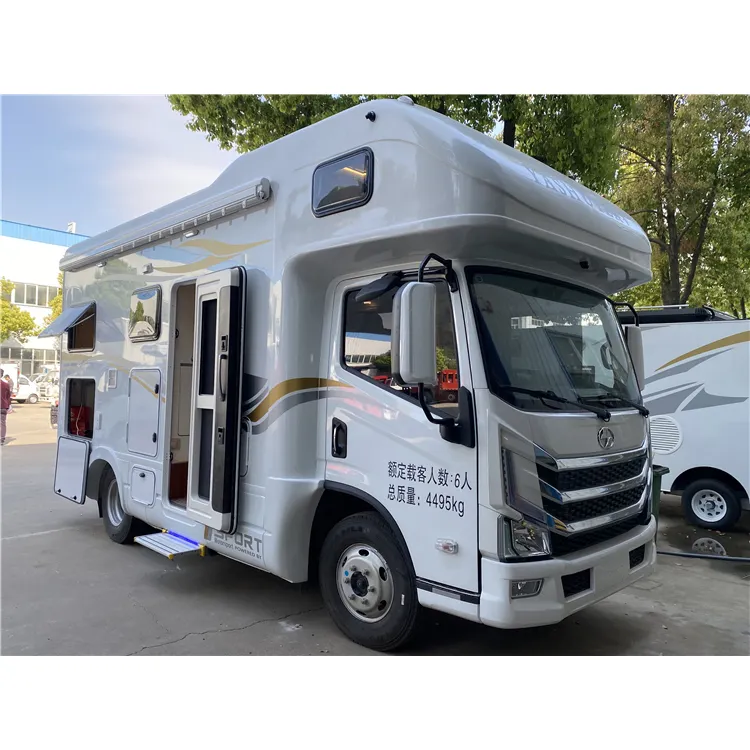 Factory Direct Sales YUEJIN 4x2 Luxury Mobile Touring Car RV Motorhome