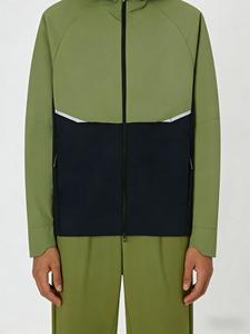 Completo Sportivo da <span class=keywords><strong>Uomo</strong></span> Personalizzato Antivento con Felpa e Pantaloni, Stampa Autunnale, Giacca Antivento e <span class=keywords><strong>Tuta</strong></span> Sportiva in Tessuto Intrecciato - Product Image 4