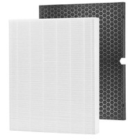 Ensemble de filtres HEPA et de filtres à charbon actif en nid d'abeille compatibles avec le purificateur d'air Winix Filter H 116130 5500-2