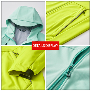 Giacca a Vento Softshell <span class=keywords><strong>di</strong></span> Alta Qualità per <span class=keywords><strong>Uomo</strong></span>, Impermeabile, Antivento, Foderata in Pile, Casual, Streetwear, con Cappuccio, Personalizzabile ODM - Product Image 6