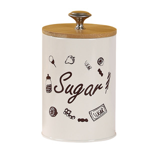 Hand-Painted Airtight Food Storage Tin - Large Capacity Iron <strong>Canister</strong> for Coffee, <strong>Tea</strong>, Candy, Snacks &amp; Grains - Product Image 5