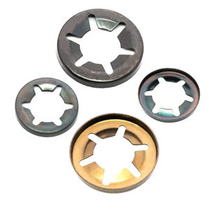 Fixations à Encliquetage Personnalisées, Verrouillage Rapide Star Lock & Rondelles de Fixation, Ressort Plat, Écrous Ronds à Encliquetage, Acier Inoxydable Starlock - Product Image 1