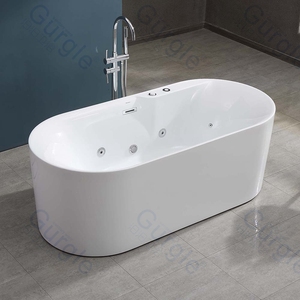 Vente directe d'usine Baignoire de massage intérieure autoportante à remous avec jets d'eau Baignoires et bains à remous <span class=keywords><strong>en</strong></span> acrylique - Product Image 3