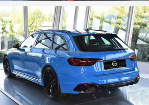 Kit carrosserie A4 vers <span class=keywords><strong>RS4</strong></span> pour <span class=keywords><strong>Audi</strong></span> A4 B9 2020+ : Pare-chocs avant, calandre, diffuseur, embouts, lèvre avant A4, spoiler A4 - Product Image 4