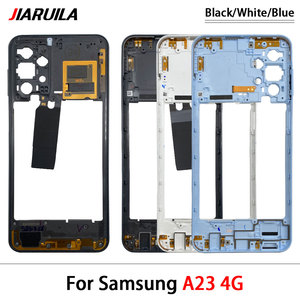 Marco Central para Samsung A23 A42 <span class=keywords><strong>M23</strong></span> M52 M53 5G M236B M53, Cubierta de Placa Central para Teléfono Móvil con Repuesto de Botones Laterales - Product Image 4