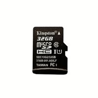 Carte SD Kingston U3 256 Go 512 Go Classe 10 Mémoire Monopoint 64 Go Carte Flash TF Miniature Mobile Convient pour Appareil Photo et DVR