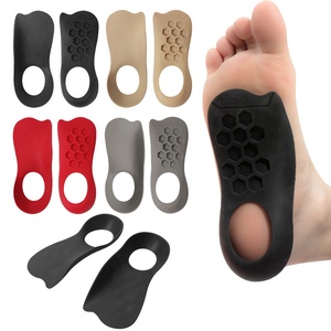 <span class=keywords><strong>Semelles</strong></span> orthopédiques en TPR pour la correction des jambes en O chez l'adulte - Correction du pied valgus et absorption des chocs pour baskets - Product Image 1