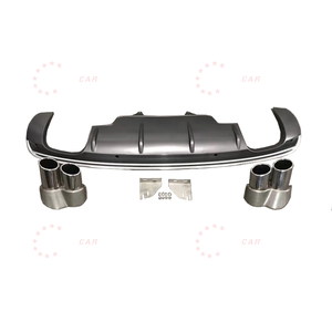 Kit de carrosserie pour 2013-2016 année <span class=keywords><strong>Q5</strong></span> mise à niveau vers RSQ5 Bodykit calandre de <span class=keywords><strong>pare</strong></span>-chocs avant lèvre de diffuseur arrière (Normal/Sport) embouts de silencieux d'échappement - Product Image 5