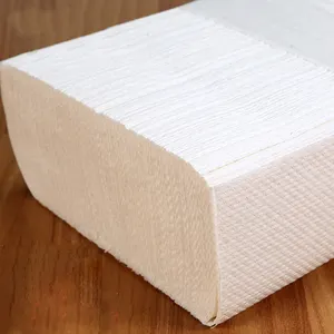 100% 原始纸浆薄纸多层手巾压花C/V/Z商用折叠手巾纸