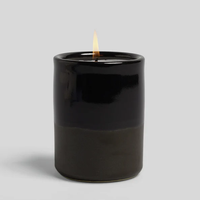 Vases à bougies en céramique cylindriques en gros, récipients en cire de soja parfumée, décoration de table pour la maison et les mariages, finition mate, en vrac