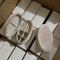 Boîte de rangement pour colliers et bagues 10,5x5,5x5cm, boîte à bijoux exquise haut de gamme, mini, portable, pour boucles d'oreilles et bagues