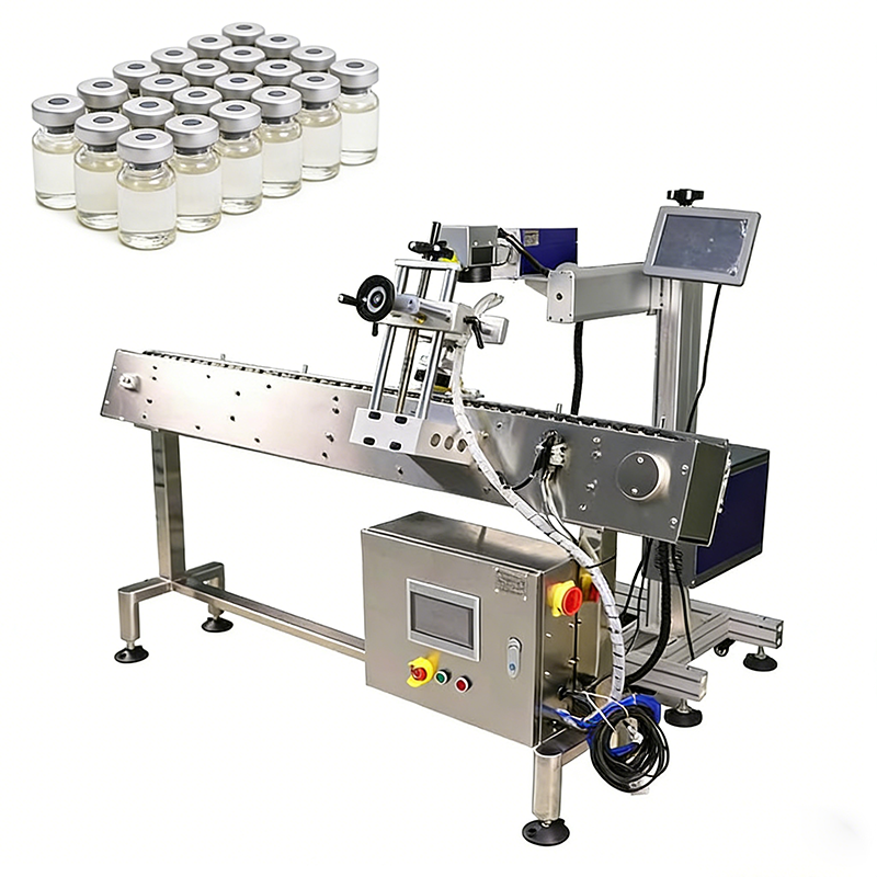 Full Auto Round Bottle Rotary Positioning Marking Inspection System EAC ...