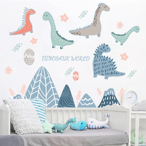 Autocollant mural <span class=keywords><strong>dinosaure</strong></span> décoratif pour <span class=keywords><strong>chambre</strong></span> d'enfant, décoration de <span class=keywords><strong>chambre</strong></span> à coucher, autocollants muraux 3D - Product Image 1
