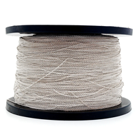 Chaîne en gros d'usine semi-finie pour bijoux, chaîne en vrac de taille standard, fil rond de 1 mm, chaîne en argent 925 par mètre pour la fabrication
