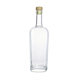 Bouteille en verre élégante et <span class=keywords><strong>de</strong></span> haute qualité, résistante à la chaleur, gaufrée, 500 ml, 750 ml, pour liqueur, bière, vin <span class=keywords><strong>de</strong></span> <span class=keywords><strong>Bordeaux</strong></span> - Product Image 3